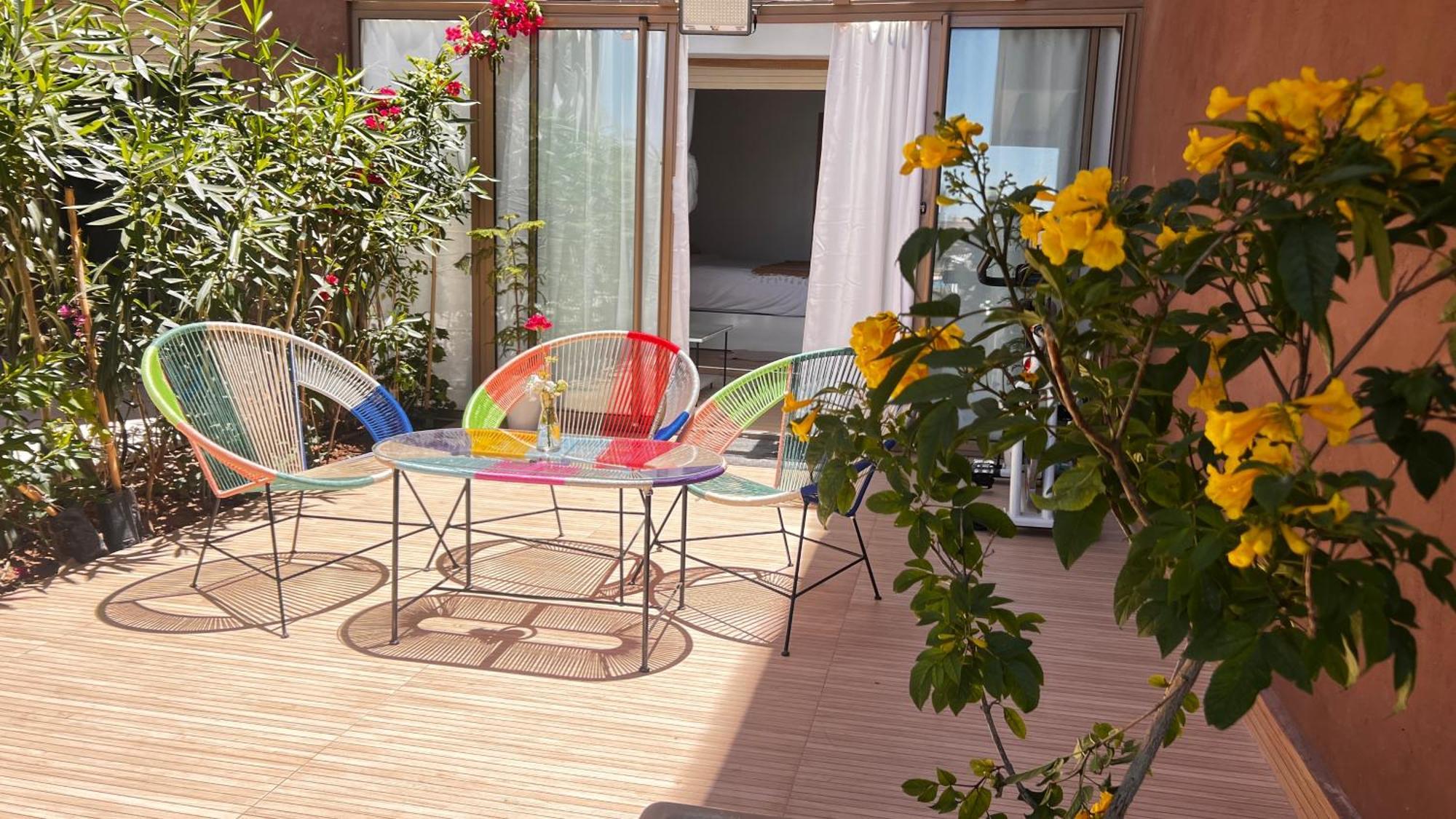 Appartement De Luxe Avec Jardin Vue Sur La Piscine Golf Securise 24H Sur 24 A 5 Minutes De L Aeroport Марракеш Экстерьер фото
